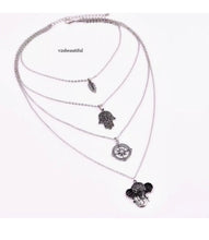 Load image into Gallery viewer, Multi Strand Elephant Necklace