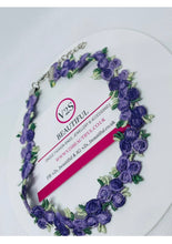 Load image into Gallery viewer, Floral Choker Necklace