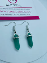 Load image into Gallery viewer, Green Aventurine Earrings