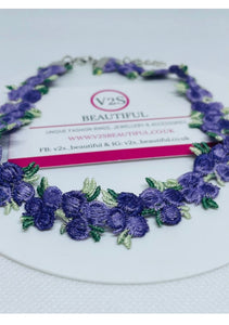 Floral Choker Necklace