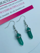 Load image into Gallery viewer, Green Aventurine Earrings