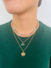 Load image into Gallery viewer, Evil Eye Multi Layered Necklace